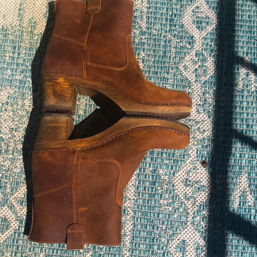 Lotta clog boots in Cognac, size 38